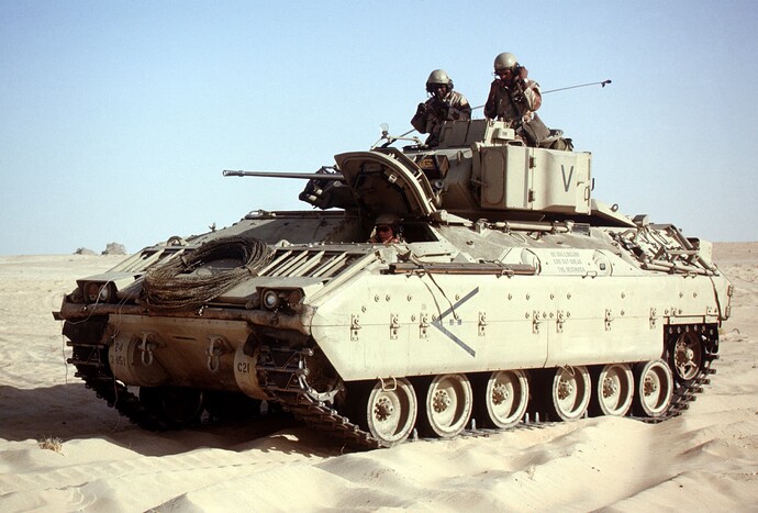 US_M2A1_Bradley_deployed_to_Saudi_Arabia_during_Operation_Desert_Shield