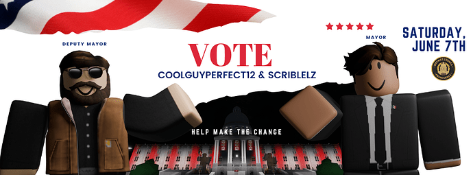 Elect Coolguy & Scrib 4 Mayor/Deputy Mayor