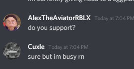 cuxle supports me